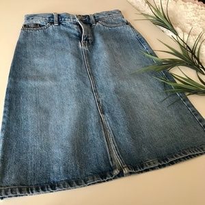 Gap denim skirt